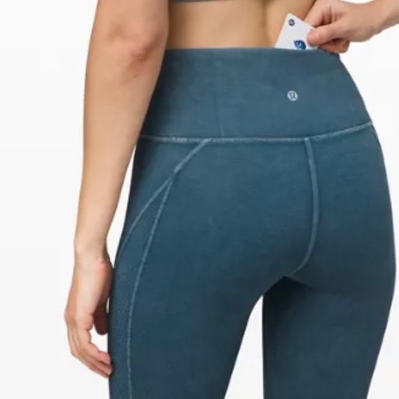 Lululemon Wunder Under HR Tight 28" Rib sz 6 - Picture 3 of 10